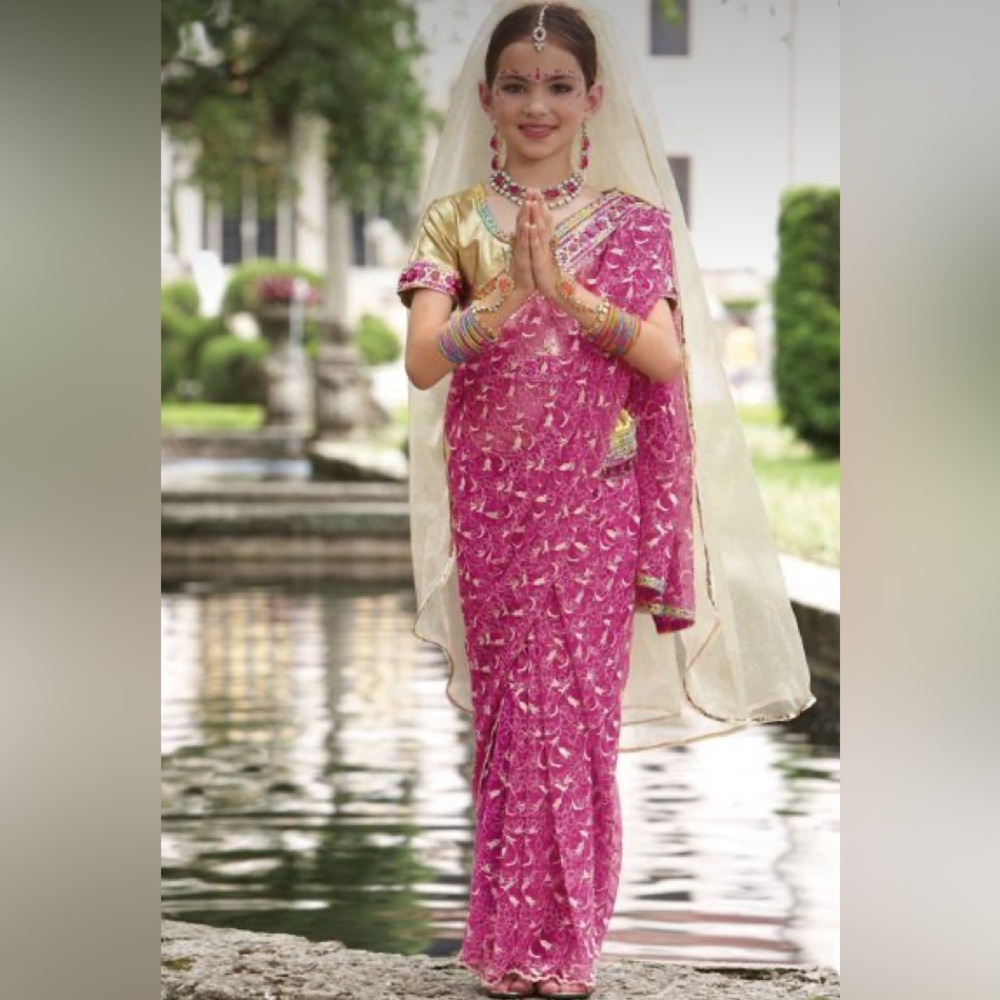 Indian Princess Maharani Costume by Wishcraft  |Size 8 girls